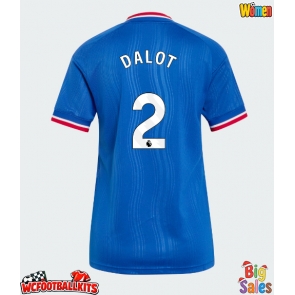 Manchester United Diogo Dalot #2 Replica Away Stadium Shirt for Women 2026-27 Short Sleeve